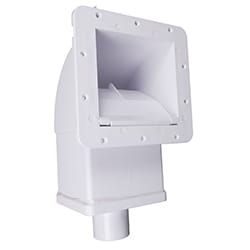 CMP Front Access Skimmer Kit, Includes Diverter Plate, Trim Plate, Mounting Plate, Gasket, Plug & Screws, White