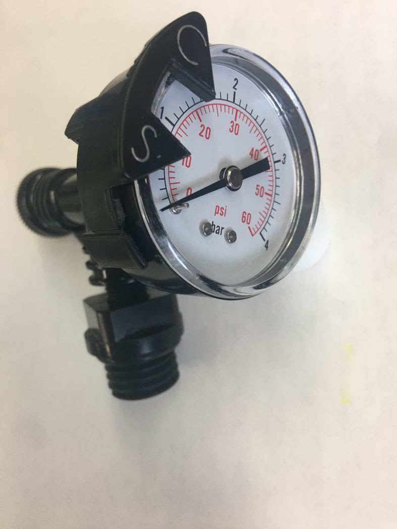 Cmp Air Release Tee Valve W/ Gauge image 3
