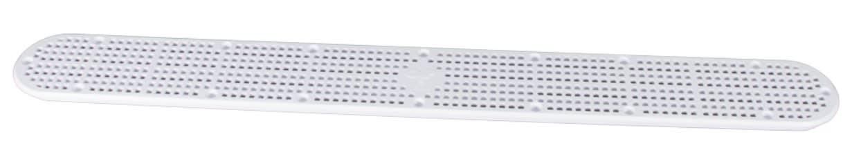 CMP 32In Channel Drain Cover W/Screws, White - product image