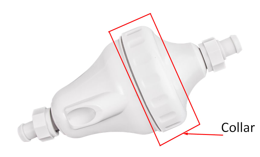 CMP Collar, Back Up Valve G57 , White | 25563-050-024 image 2