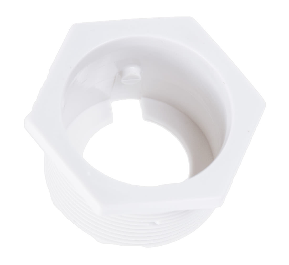 CMP Pool Cleaner Wall Fitting Connection; White Polaris Cleaner Wall Fitting 6-500-00   