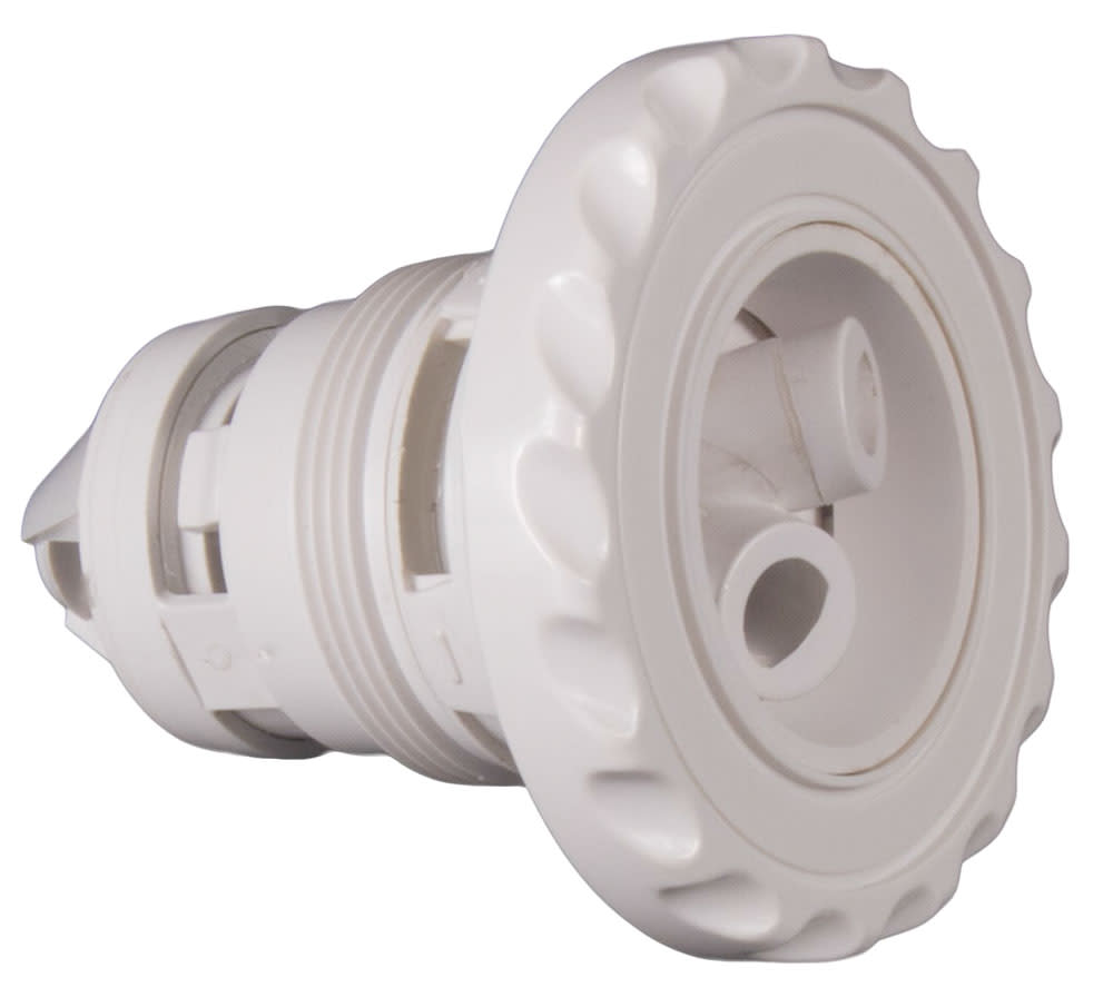 CMP White Twin Spin Jet 3-1/2In Gunnite Jet White Scalloped Adjustable (Ts, Adj, Scp,Non-Tex) - product image