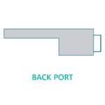 CMP Brilliant Wonders 60" LED Waterfall, Back Port, White | 25677-530-000 image 2