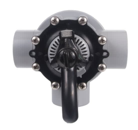 CMP Diverter Valve 3 Way Dk Gray 2S X 2.5Sp  