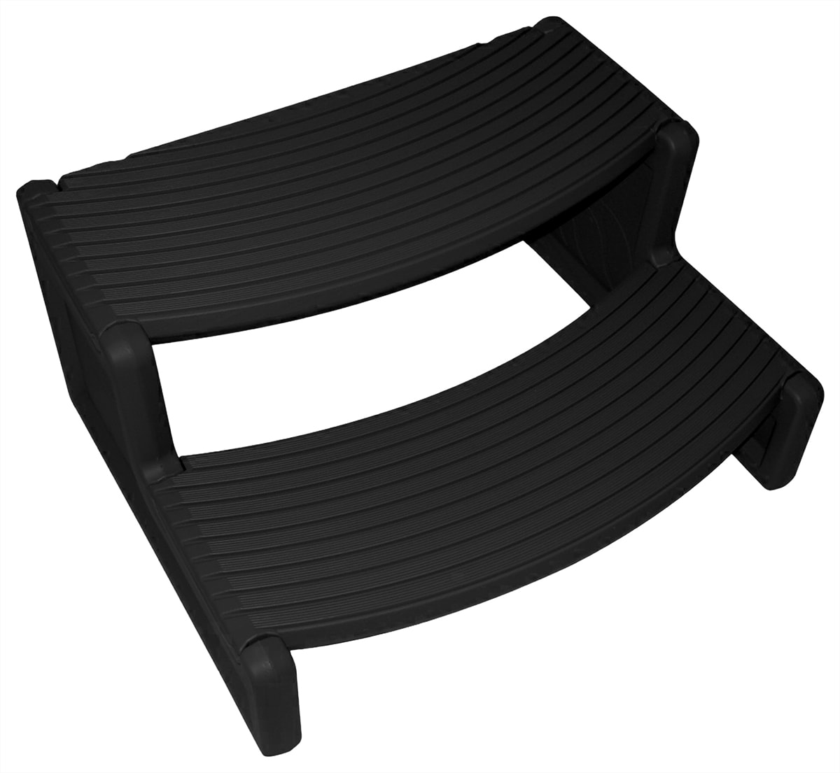 Confer Plastics Handi-Step Spa Steps, Black  HS2-BLK