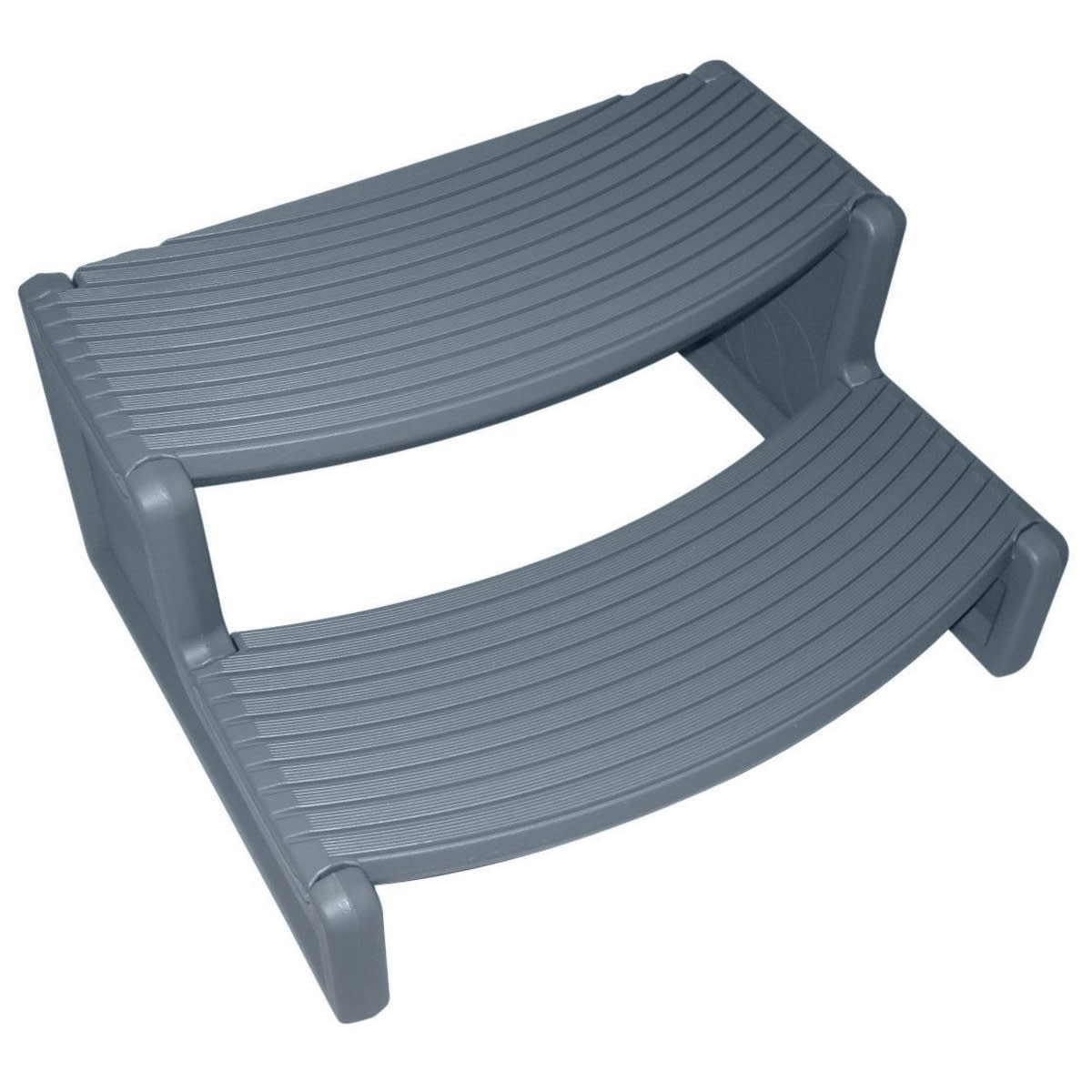 Confer Plastics Handi-Step Spa Steps, Dark Gray  HS2-DG