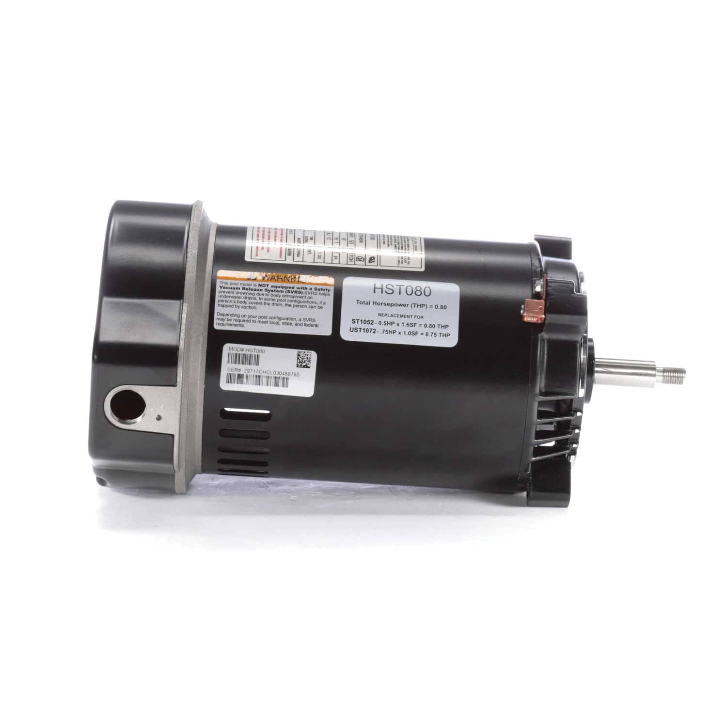 Century Centurion Pro Pump Motor 0.8 hp Single-Phase 115/230V 56J Round | HST080 image 3