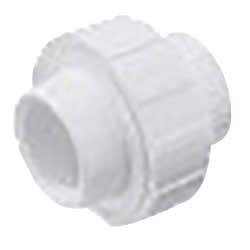 1-1/2in X 2in Flo Control Union S X Spg 1-1/2In Socket X 2In Spigot Union Sch 40 White  