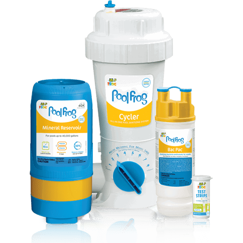King Pool Frog Model 6100 Mineral and Chlorine Feeder, Single Chamber Feeds Mineral Pack and Pre-Filled Bac Pac Chlorine Cartridges (01-03-5880), For Pools Up to 25,000 Gallons, Bac Pac Sold Separately image 3