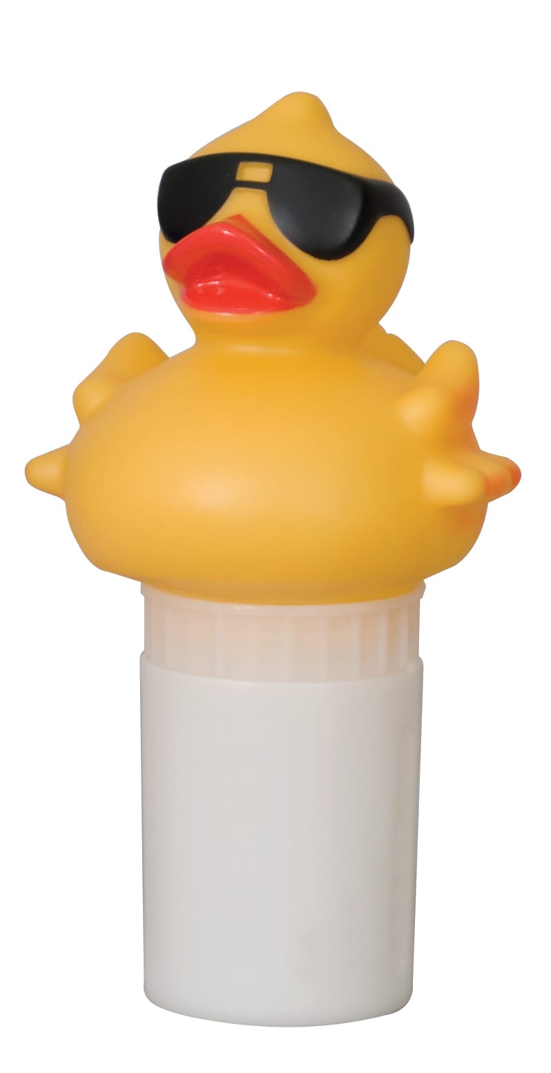 GAME Derby Duck Mid Size Floating Chlorinator, for Pool or Spa, 1" Tablets or (3) 3" Tabs - product image