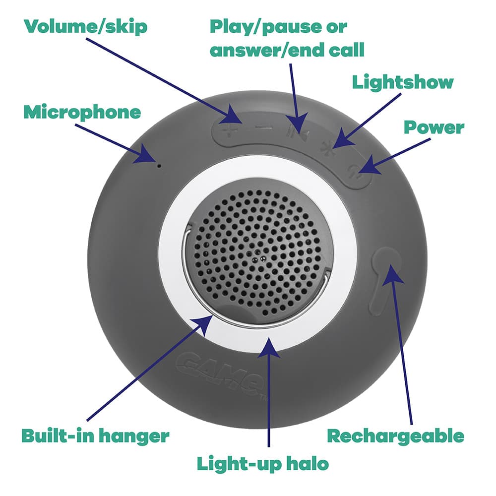 Gam Bluetooth Speaker And Light Show image 3