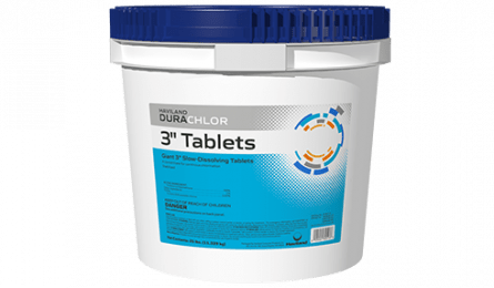 Durachlor 3" Chlorine Tabs, 10 lb Pail - product image