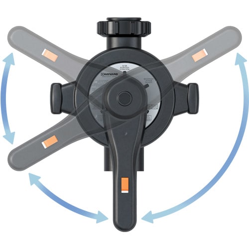 Hayward SelectaFlo High Efficiency Multiport Valve , 2" image 2