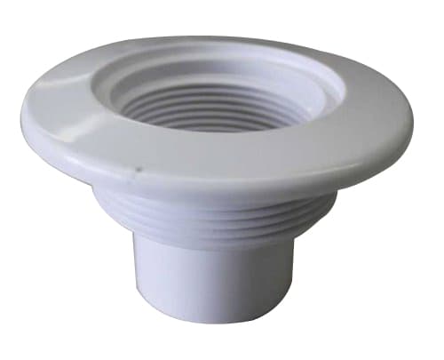 Hayward Receptacles Vacuum Insider Fitting, 1-1/2in FIP x 1-1/2in Slip, White, Concrete  