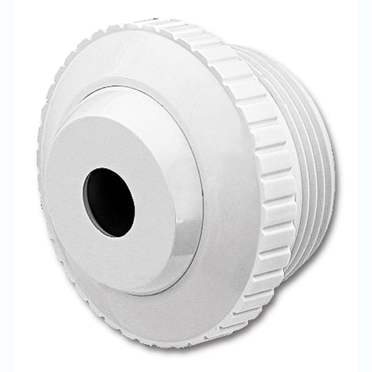 Hayward Hydrostream Eyeball Inlet Fitting, 1-1/2in MIP, 1/2in Eye Opening, White  