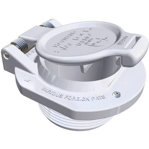 Hayward Hydrostream Insider Fitting, 1-1/2in Slip, 1in Eye Opening, White  