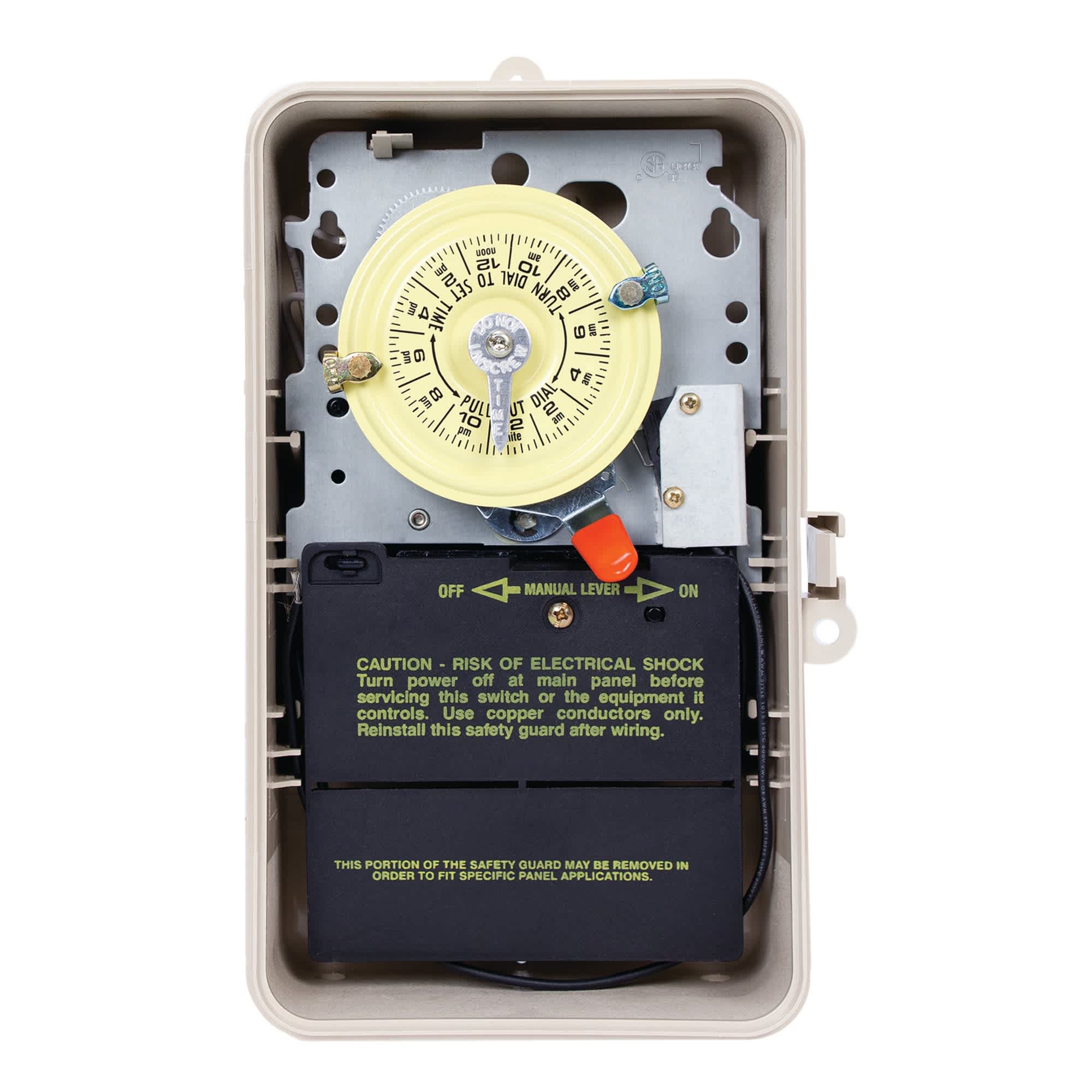 Intermatic Mechanical Timer Switch, Analog/Mechanical 120 VAC 16 A 5 hp SPST - product image