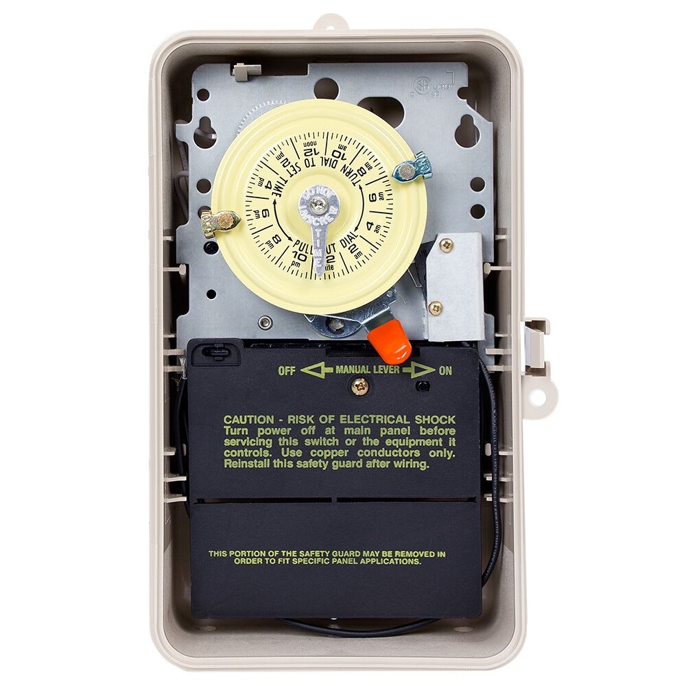 Intermatic Mechanical Timer Switch, Analog/Mechanical 208 to 277 VAC 16 A 5 hp DPST image 2