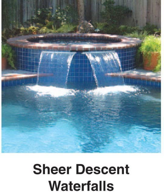 Jandy Pro Series 3' Sheer Descent, - product image