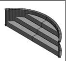 Latham 2' Radius 90° Corner -3'2"L -4Pc - product image