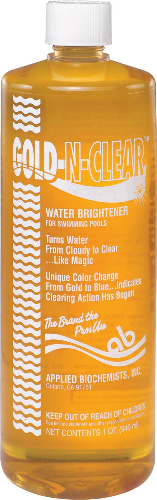 Applied Bio Gold-N-Clear Clarifier, 1 Gallon Bottle, 4/Case - product image