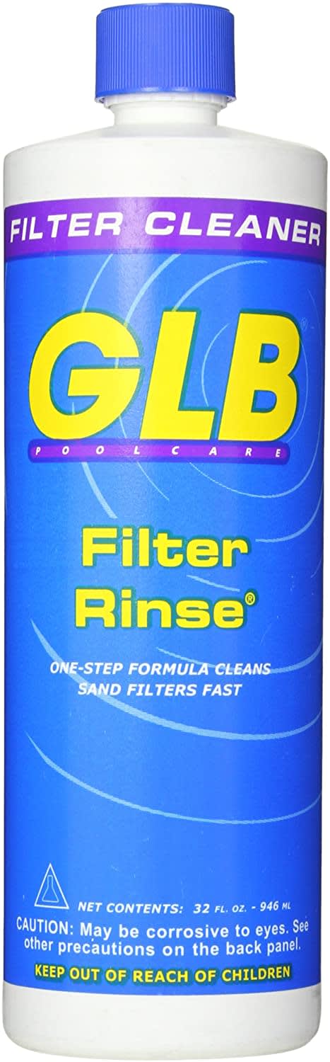 GLB Filter Rinse Pool Filter Cleaner,  1 Quart Bottle, 12/Case - product image