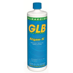 GLB Algae-X Algaecide, 30% Poly, 1 Quart Bottle, 12/Case