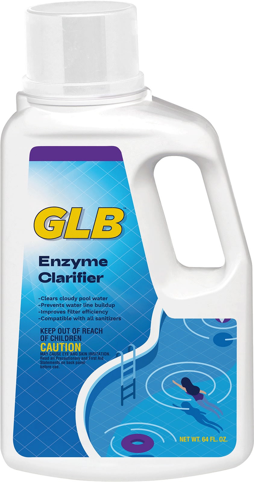 GLB Enzyme Clarifier, 1/2 Gallon Bottle, 6/Case - product image