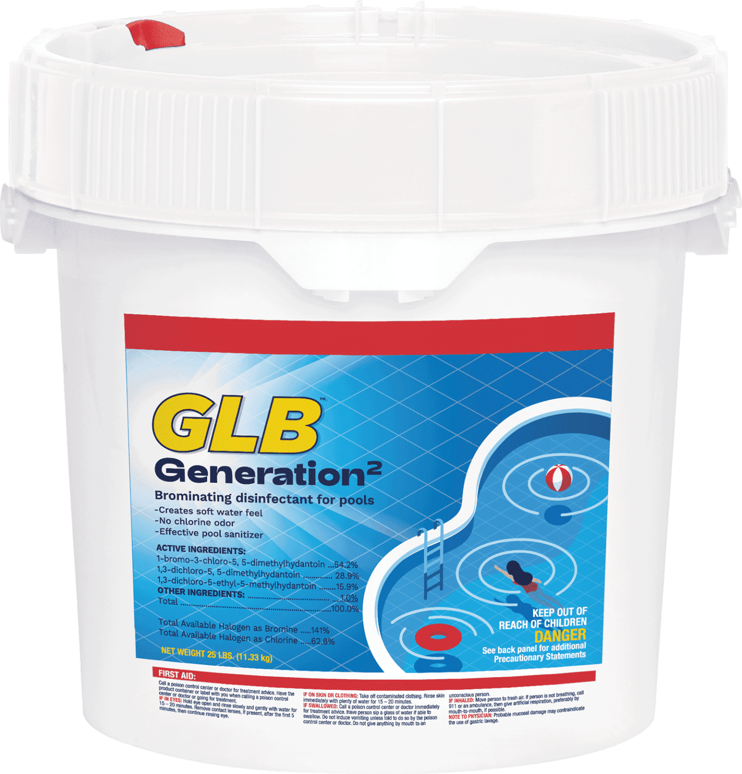GLB Generation2 Brominating Tablets, 25 lb Pail