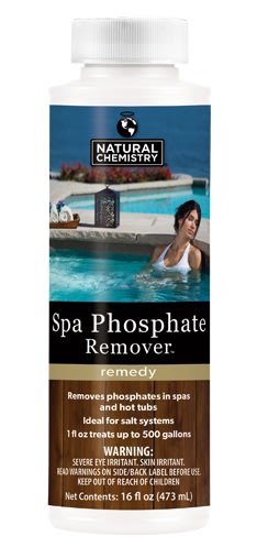 Natural Chemistry Spa Phosphate Remover, 1 Pint Bottle, 12/Case