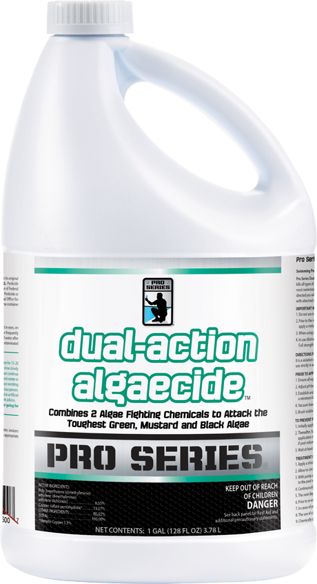 Pro Series Dual-Action Algaecide , 1 Gallon Bottle, 4/Case - product image
