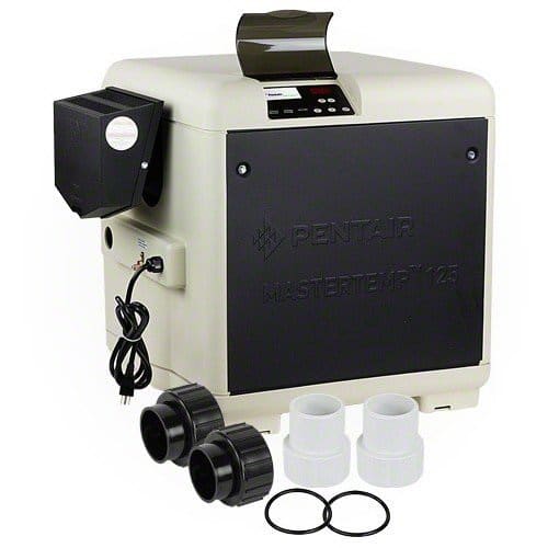 Pentair MasterTemp 125 with cord, 15,000 gallons, 100 lbs, 1-1/2 in. Plumbing connection, 125K BTU, 120/240 VAC  