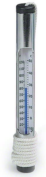 Pentair #130 Chrome Brass Tube Thermometer - product image