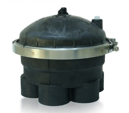 Paramount In-Floor Water Valves Complete 6 Port Valve 2in - Black   