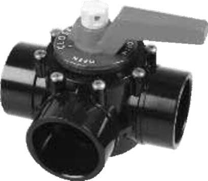 Praher 3 Port Cpvc Valve C/W 3 X 1 1/2in  