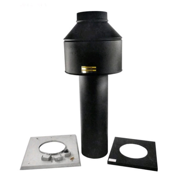 Raypak 266A/267A D-13 Residential Pool Heater High Wind Indoor Stack Top 7in, 20 lbs  