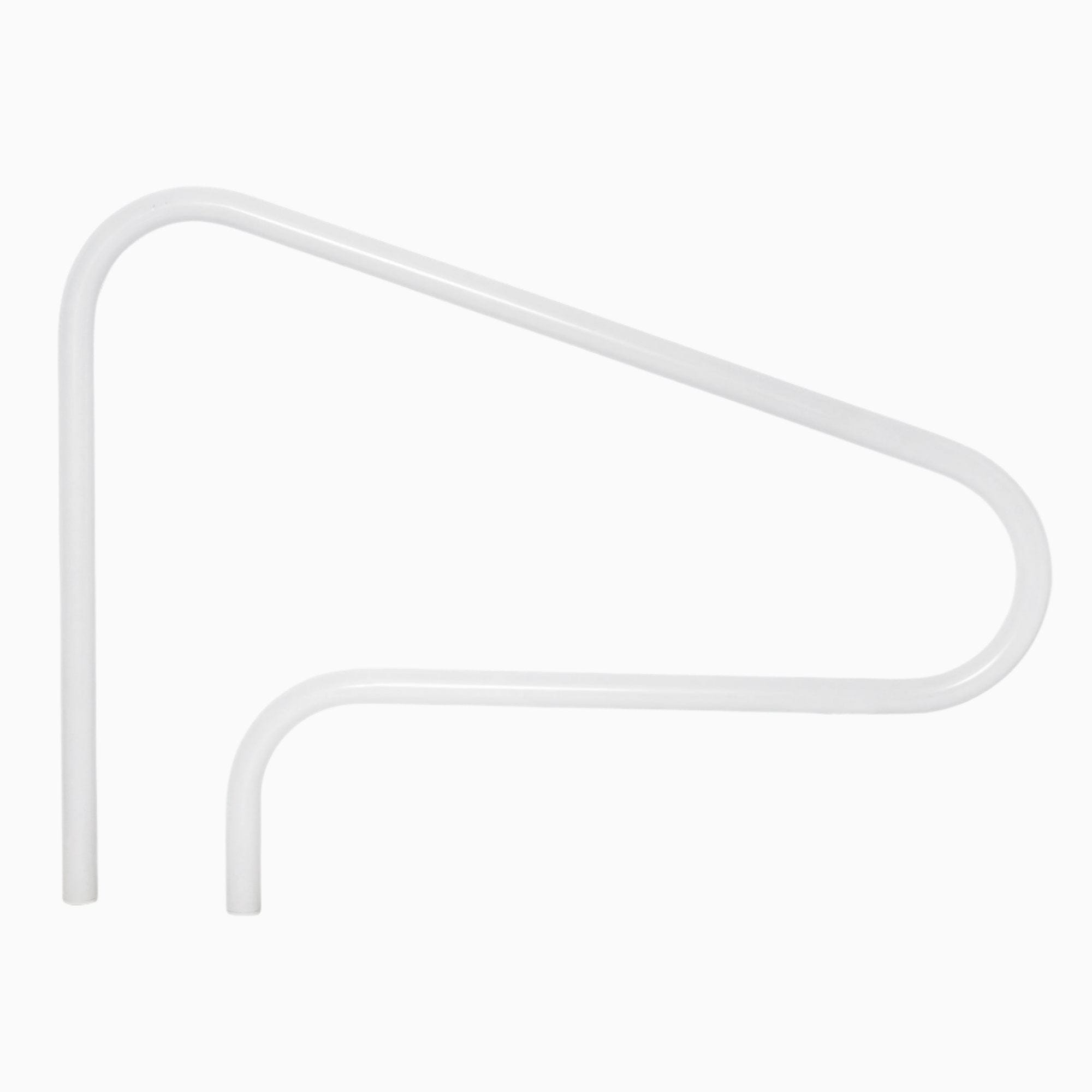 Saftron 48" Classic Figure 4 Four Bend Return to Deck White - product image