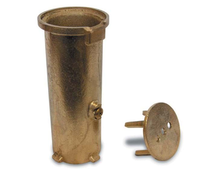SR Smith Anchor Socket Brz (1.90) 6" - No Cap In-Pool Anchor 6In Bronze L/Cover - product image