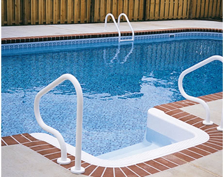 SR Smith 26" Figure 4 Hand Rail .049 SealedSteel White - product image