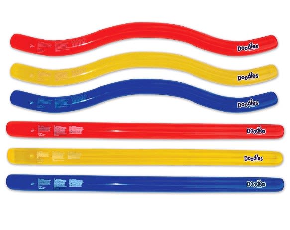 Swimline Doodles Inflatable Noodles- 6 - product image