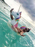 Swimline 68"/36.5"/26" Led Unicorn Glitter Ring | 90387 image 4