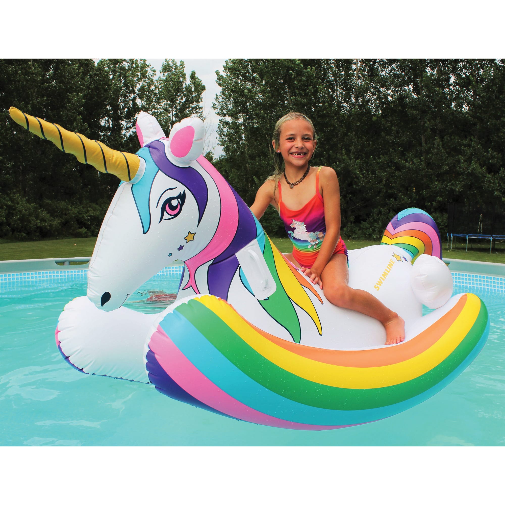 Swimline Unicorn Rocker Pool Float | 90587 image 2