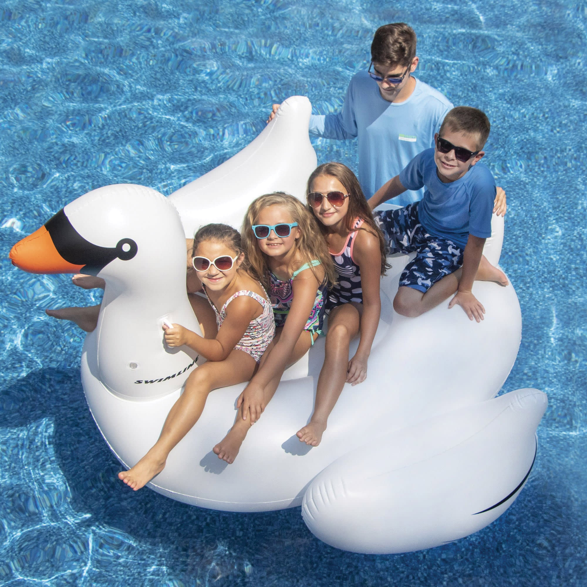 Swimline Giant Swan Ride-On image 4