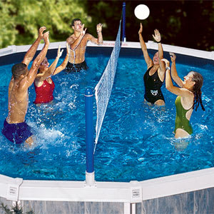 Swimline Jammin' A/G Cross Pool Volleyball Game - product image