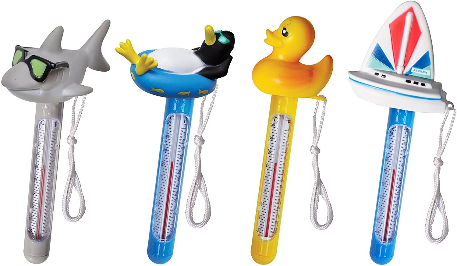 Swimline 9" Soft Top Theranimal Thermometer Assortment - product image