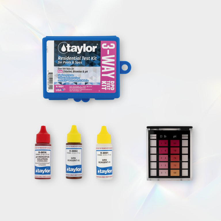 Taylor 3-Way Test Kit Free Chlorine image 2