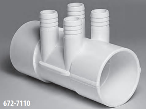 Waterway Sp Manifold 2"S x 2"S (4) Port | 672-7110 - product image
