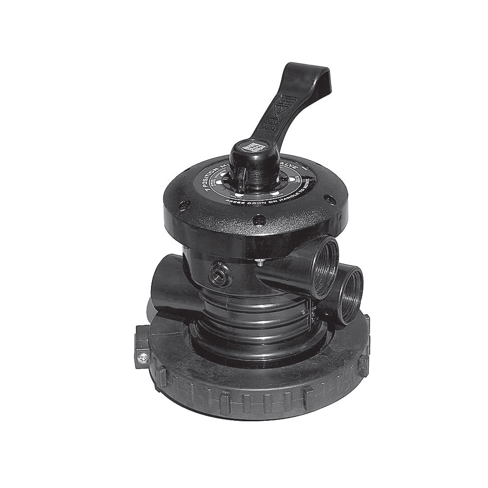 Waterway Multiport Valve w/ Split Clamp Sand Filter, Top Mount, 1.5in  