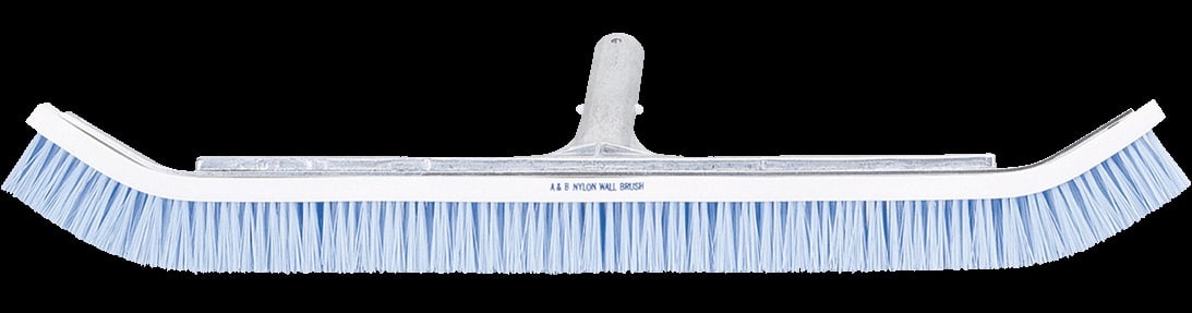 A&B Curved Wall Brush, Nylon Bristles 36in   AAB
