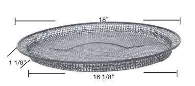 Aladdin Skimmer Basket, Marine Metal 18" | B-144